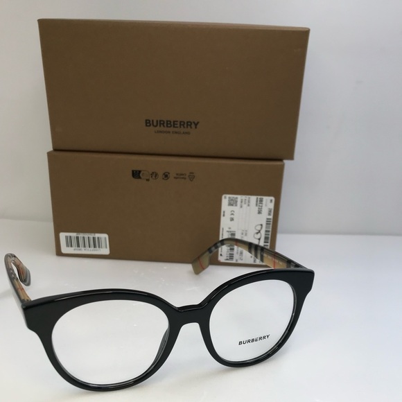 Burberry Jaqueline Demo Round Unisex Eyeglasses BE2356 - Picture 5 of 15